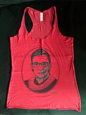 RBG Red Racerback Tank with Black, Size Small